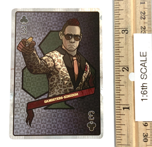 Gangster Kingdom: Club 3 Peak Chen - Playing Card (1:1 Scale)