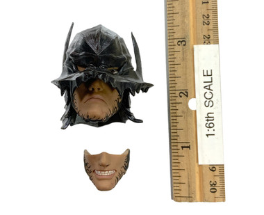Berserk Guts: Berserker Armor - Sane Head w/ Swappable Faceplate & Neck ...