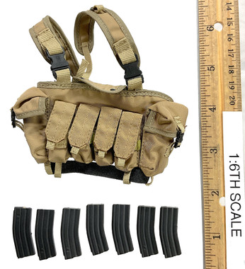 Mountain Warrior - Chest Rig w/ Rifle Ammo (7) - Toy Anxiety