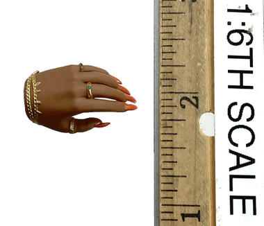 Hand Rlaxed Hatshepsut (White Version) - Left Bare Relaxed Hand - Toy Anxiety