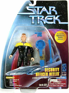 Star Trek Voyager Security Officer Neelix Action Figure - Spencer Gifts Exclusive Collectible