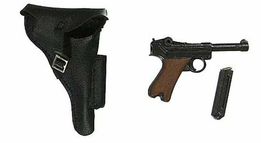 German Lugar Cap Gun : Metal Replica Gun : WWII Desert Fox – Pop Top Toys