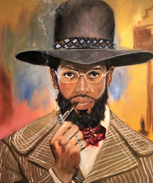 Classic Man -  20 x 20 in. Oil on canvas $1,200