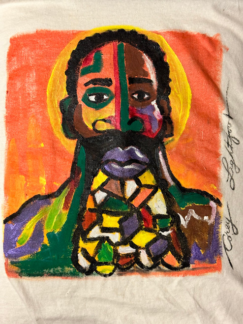 Sun of Man- Hand Painted T shirt S,M,L,XL,XXL,- $75.00