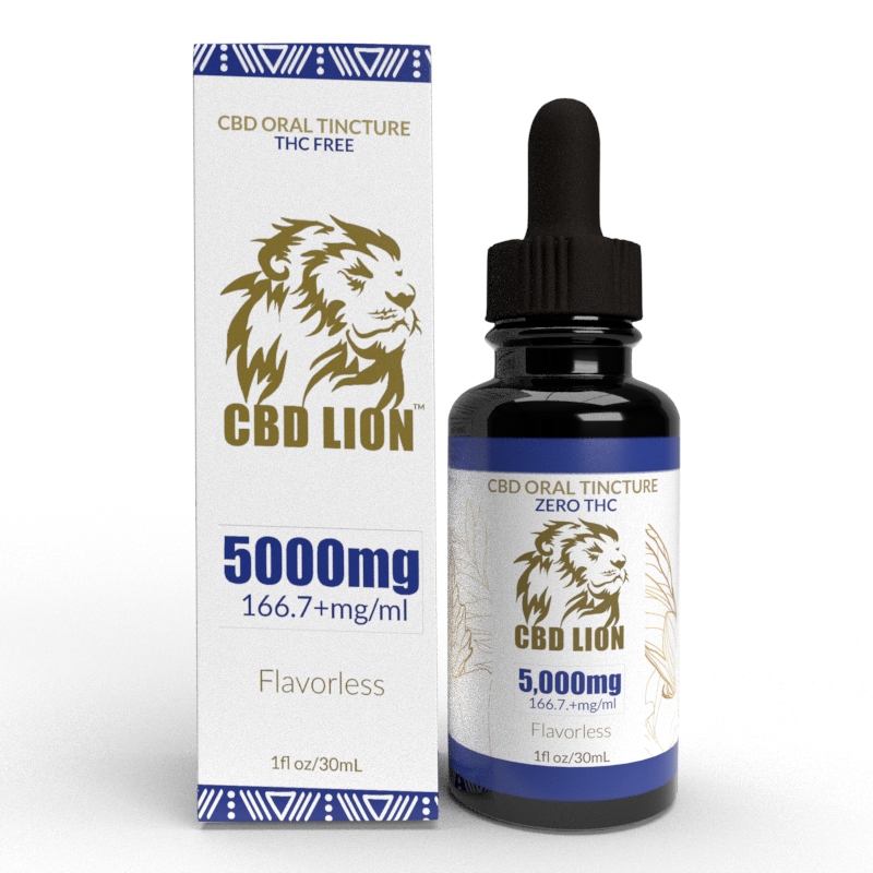 e liquide noisette CBD LION | 166.7mg CBD Tincture | 5000mg - 10,000mg