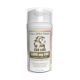 1000MG CBD Full Spectrum Lotion - 3.3oz