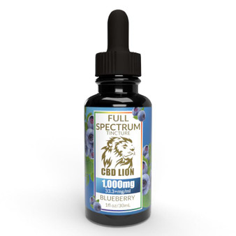 1000MG CBD Full Spectrum Tincture Flavored - 33.3mg/mL - 30mL