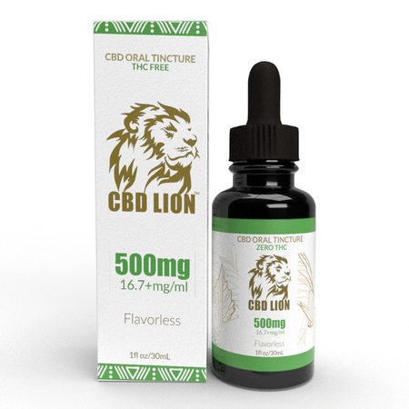 500mg flavorless cbd oil tincture