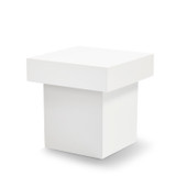 Modern Side Table Sku:  B16-S2020 Finish:  Chalk