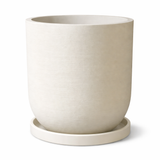 Quick Ship Barro Round Fiberstone Planter: Ships in 2 Weeks