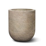 Barro Planter 19"D  x 28"H in Rustico on white background