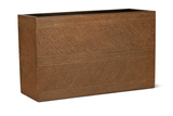 Zaragoza Rectangle Planter on white background