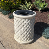 French Basket Waste Receptacle