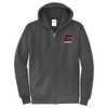 Drury Hockey Embroidered PANTHERS ICE HOCKEY Basic Zip Hoodie - Charcoal