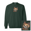 Scroungy Cat EMBROIDERED Unisex Sweatshirt - Forest