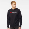 Robert Craig Films NO ADDRESS - Premium Fleece Unisex Crewneck Sweatshirt - Black