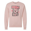HISSING BOOTH Crewneck Sweatshirt - Blush Pink