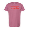 #BookTokBabe FICTIONAL BOYFRIENDS VALENTINE Unisex Ringspun Tee - Cassis
