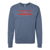 #BookTokBabe FICTIONAL BOYFRIENDS VALENTINE Unisex Crewneck Sweatshirt - Denim #BookTokBabe FICTIONAL BOYFRIENDS VALENTINE Unisex Crewneck Sweatshirt - Denim