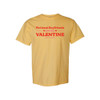 #BookTokBabe FICTIONAL BOYFRIENDS VALENTINE Premium Comfort Colors® Unisex Tee - Mustard