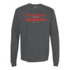 #BookTokBabe FICTIONAL BOYFRIENDS VALENTINE Premium Long Sleeve Comfort Colors® Unisex Tee - Pepper