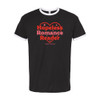 #BookTokBabe HOPELESS ROMANCE READER Unisex Ringer Tee - Black / White