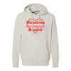 #BookTokBabe HOPELESS ROMANCE READER Unisex Premium Pigment Dyed Hooded Sweatshirt - Ivory