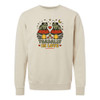 TOADALLY IN LOVE Unisex Premium Pigment Dyed Crewneck Sweatshirt - Ivory
