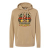 TOADALLY IN LOVE Unisex Premium Pigment Dyed Hooded Sweatshirt - Sandstone