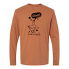 Silly Goose HONKING INTO THE VOID Premium Long Sleeve Comfort Colors® Unisex Tee - Yam
