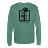 Silly Goose OPE TOO SILLY Premium Long Sleeve Comfort Colors® Unisex Tee - Light Green