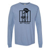 Silly Goose OPE TOO SILLY Premium Long Sleeve Comfort Colors® Unisex Tee - Washed Denim