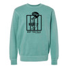 Silly Goose OPE TOO SILLY Unisex Premium Pigment Dyed Crewneck Sweatshirt - Mint
