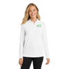 Volt Ladies Pique Long Sleeve Polo - White