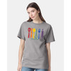 Your Barefoot Neighbor RAINBOW TOOLKIT - Super Heavyweight Tee - Gravel