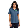 Volt Ladies Fine Pique Blend Polo - Aegean Blue Heather