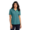 Volt Ladies Fine Pique Blend Polo - Dark Teal Heather
