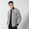 Old Missouri Bank OMB LOGO Embroidered New Era® French Terry Baseball Full-Zip - Light Graphite Twist/ Graphite
