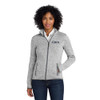 Old Missouri Bank OMB LOGO Embroidered Ladies Sweater Fleece Jacket - Grey Heather