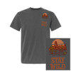 Stay Wild - Old West - Comfort Colors® Unisex POCKET Tee - Pepper