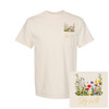 Stay Wild - Bold Flowers - Comfort Colors® Unisex POCKET Tee - Ivory