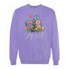 Stay Wild - Wildflowers - Comfort Colors® Unisex Sweatshirt - Violet