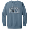 GOAT - PUFF INK - Greatest of All Time - Comfort Colors® Sweatshirt - Blue Jean