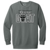 GOAT - PUFF INK - Greatest of All Time - Comfort Colors® Sweatshirt - Grey