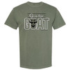 GOAT - PUFF INK - Greatest of All Time - Comfort Colors® Tee - Moss