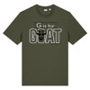 GOAT - PUFF INK - Greatest of All Time - Unisex Tee - Khaki Green
