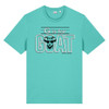 GOAT - PUFF INK - Greatest of All Time - Unisex Tee - Pool Blue