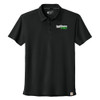 Gutterglove® EMBROIDERED WHITE LEAFBLASTER PRO® Carhartt Force® Sun Defender™ Polo - Black