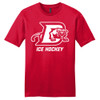*2025* Drury Hockey PANTHER D ICON Premium Ringspun Unisex Tee - Classic Red