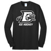 *2025* Drury Hockey PANTHER D ICON Basic Unisex Long Sleeve Tee - Jet Black